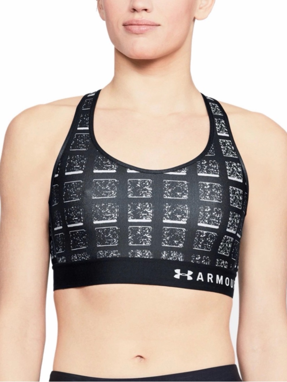 Under Armour mid impact cross back sports bra m